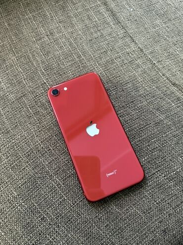 купить айфон 5 se бу: IPhone SE 2020, Колдонулган, 64 ГБ, Кызыл, 84 %