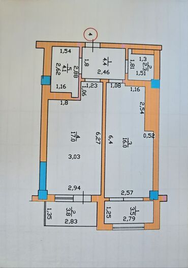 продая: 1 комната, 47 м², Элитка, 2 этаж, Косметический ремонт