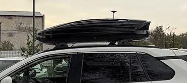 вампер на спринтер: Автобокс на крышу автомобиля, черный, аэродинамический цвет черный — 1