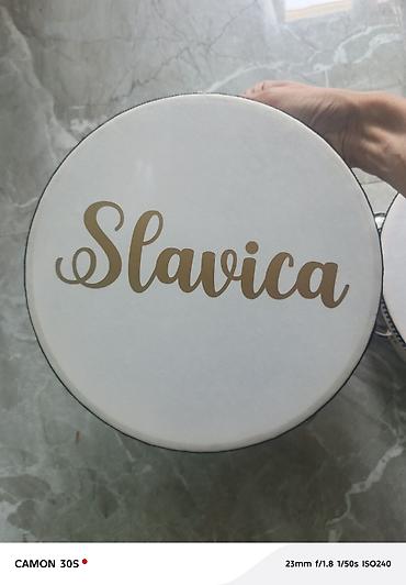 Svadbena oprema: Personalizovani ukrasne daire i za svadbe i proslave - Okrugli — 9