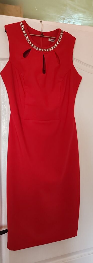 snegarice sa krznom: L (EU 40), color - Red, Without sleeves