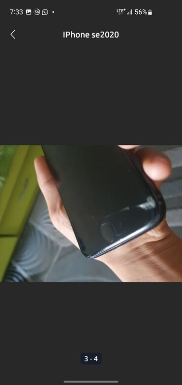 купить бэушный iphone 7: IPhone SE 2020, Колдонулган, 128 ГБ, Каптама, 100 %