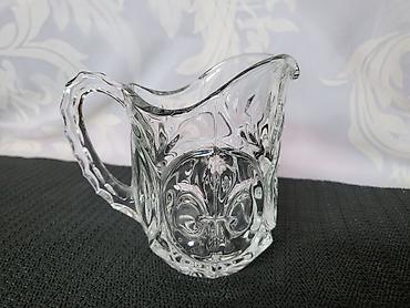 Čajnici: Bokal nov kristalni iz 70ih. Kristalni bokal,pun rad,sve na njemu — 7