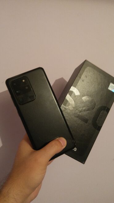 teləfonlar: Samsung Galaxy S20 Ultra, 128 ГБ, цвет - Черный, Две SIM карты