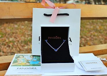 Наборы украшений: Очаровательный набор с сердечками ❤️ от Pandora🥰 Серебро 925 проба😍 — 2