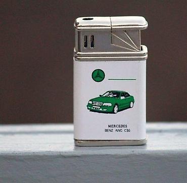 Upaljači i prateća oprema: MERCEDES Benz ANG C36 plinski upaljač pre 1993. Vintage upaljač sa — 2