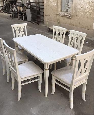Masa və oturacaq dəstləri: Yeni, 6 stul — 6