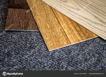 Ламинат: Набор образцов ЛИНОЛЕУМА и ламината различных оттенков и текстур — 4