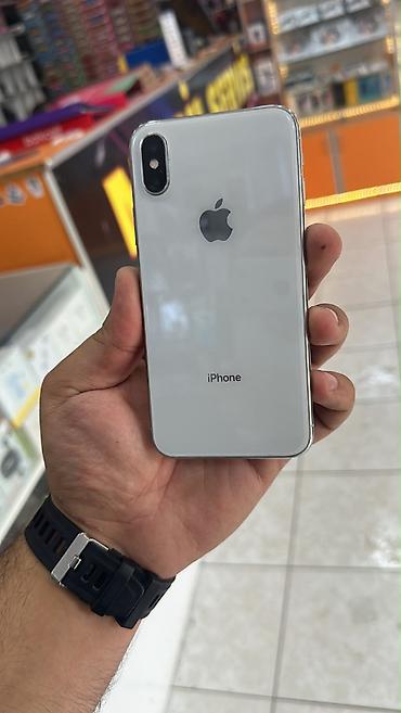 iphone 80: IPhone X, 256 GB, Gümüşü, Face ID — 1