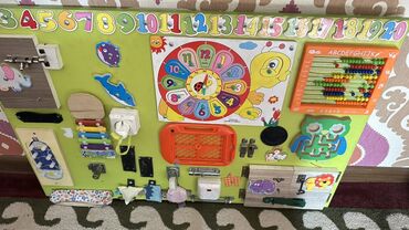 домики для садика: Развивающий бизиборд для малышей Большая яркая сенсорная доска с