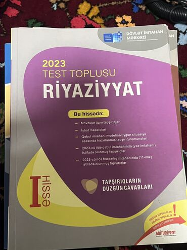 Digər: Test kitablari her biri tezediryazilmayib qiymetinden asagi — 3