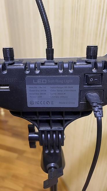 ring: LED Soft Ring Light RL-14 halqa işıq Heç bir sınığı yoxdur hüdürlüyünü — 4