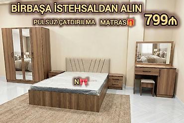 mebel satilir: Satılır: *Birbaşa istehsalçıdan yataq dəsti* Qeyd:*Dəst yenidir və — 1