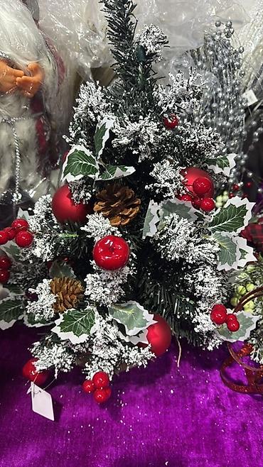 елочка в горшке купить: Настольная новогодняя композиция + елочные шары 1) Мини-елка — 2