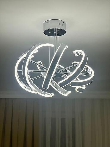 İşıqlandırma: Çılçıraq, 10 və daha çox lampa, Metal — 2