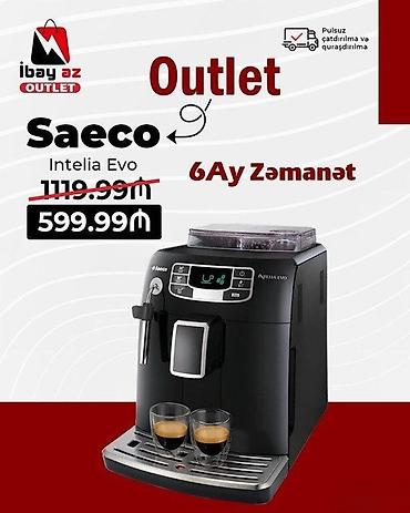 saeco moltio: Qəhvədəmləyən "Saeco Intelia Evo"Qəhvədəmləyən-Saeco Intelia Evo ☕ — 1