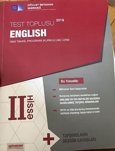 İngilis dili 11-ci sinif, 2019 il