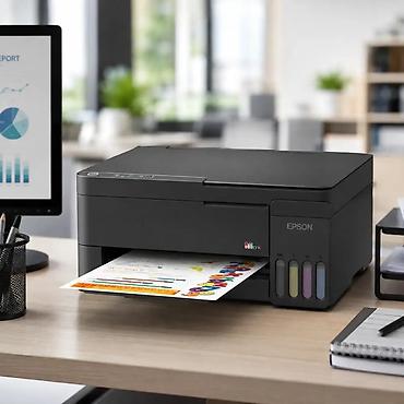 Принтеры: МФУ Epson L3318 USB (A4) — принтер, сканер и копир с системой — 2