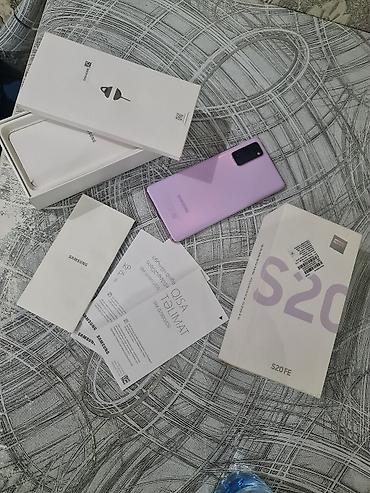 Samsung Galaxy S21 FE, 128 GB, rəng - Bənövşəyi, Sensor, Barmaq izi, Simsiz şarj