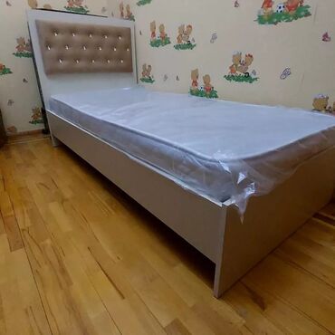 Çarpayılar: Yeni, Təknəfərlik çarpayı, Bazasız, Matras ilə, Siyirməsiz, Azərbaycan — 24