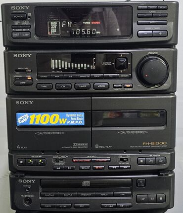 музыкальный центр колонки: Музыкальный центр сони FH-B1000 Японец состояние идеальное звук чётко
