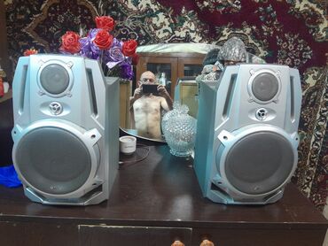 Radio: Gümüşü rəngdə iki ədəd dinamik. Hər bir dinamikdə iki dinamik konisi