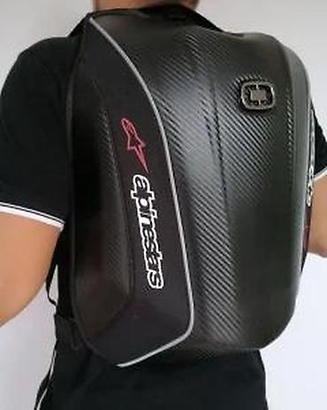 Sportske torbe i rančevi: Moto ranac Alpinestars/OGIO stil – aerodinamični hard shell - Tvrda — 16