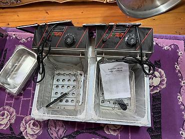 shakelli yag: Məhsul: İkili elektrik fritöz (2 vannalı, 2 səbətli) Təsvir: - — 1