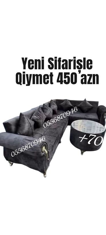 Sifarişlə divanlar: Künc divan, Qonaq otağı üçün, Parça, Bazalı, Açılan, Kitab — 24