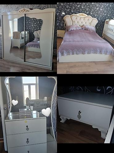 Digər mebel: Yataq desti 400₼. Matras var baza yoxdur. Ünvan Balaxanı (45088) Meh — 1