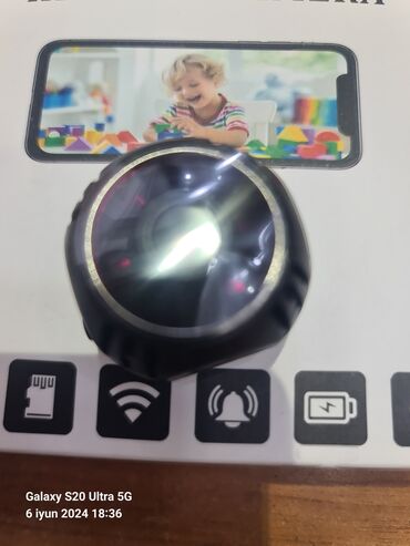 wifi kamera satilir: Mini wifi kamera. MIKRO KART desteyi var Gece goruntusu,telefona
