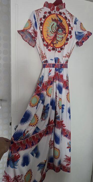 S (EU 36), color - Multicolored, Evening, Short sleeves
