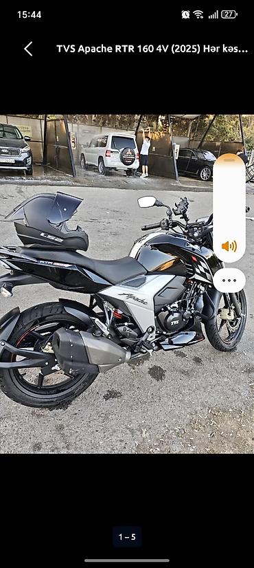 Motonəqliyyat: TVS Apache RTR 160 4V – güclü və çevik “naked” şəhər motosikleti — 5