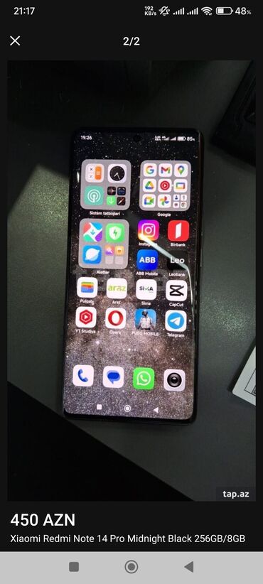 аккумулятор для телефона fly iq442: Xiaomi 14 Pro, 256 GB, rəng - Qara, 
 Sensor