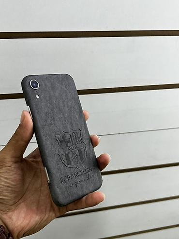 айпод нано: IPhone с чехлом FCB Barcelona Айфон хр 128гб Фейс✅ Акб 81%✅ Срочно — 1