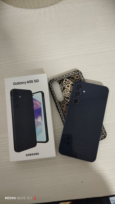 коробка для телефона: Samsung Galaxy A55, Новый, 256 ГБ, 2 SIM