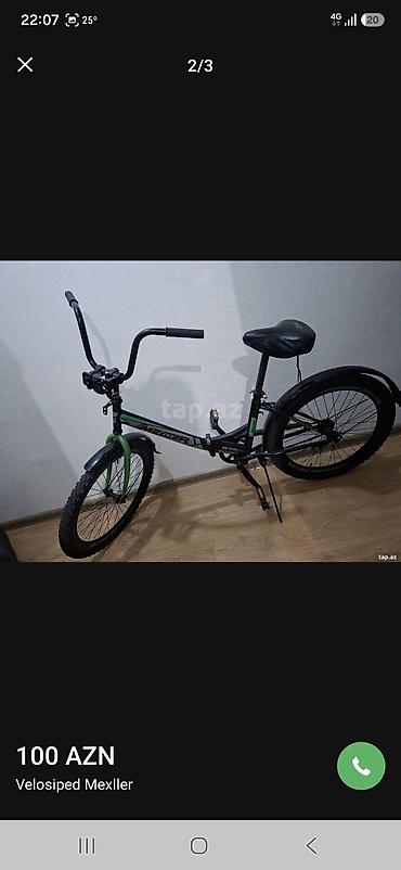 24: Mexller velosiped - Çərçivə: polad, BMX tərzində yüksək sükanlı — 2