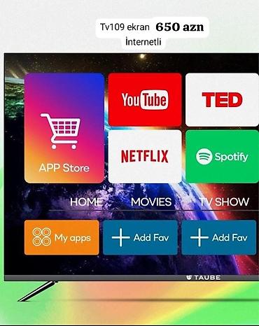 4k monitor: Samsung Crystal UHD televizor - Ekran ölçüsü: 140 ekran (təxminən 55 — 3