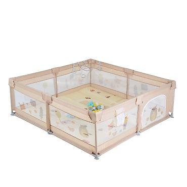 Ostali dečiji nameštaj: Moni Ogradica za igru GameZone 150×200 – Beige Šifra proizvoda — 4