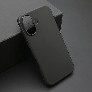 dvi kabel: Ultra tanka kolor futrola za iPhone 16 (6.1) u crnoj boji — 1