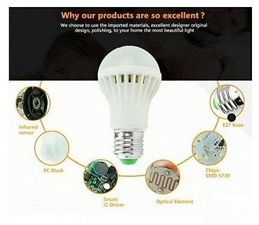 stolica: Led sijalica sa senzorom 9w. Senzor funcionise tako kada je u — 2