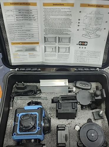 лазер 4d: Лазерный нивелир СМЕРЧ S4D-16 (GREEN LASER), комплект в кейсе — 1