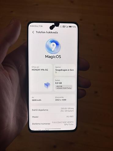 pixel 9 pro: Honor X9b, Barmaq izi, İki sim kartlı, Face ID — 8