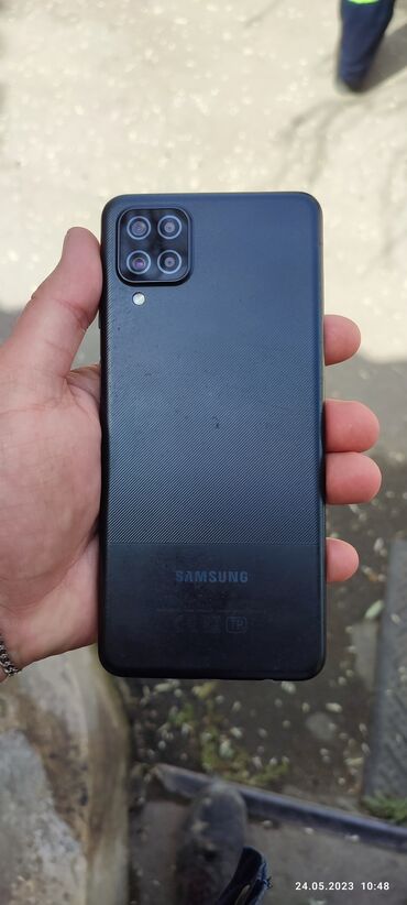 a12 kabrolari: Samsung Galaxy A12 | 128 GB | rəng - Qara | Sensor, Barmaq izi, İki sim kartlı