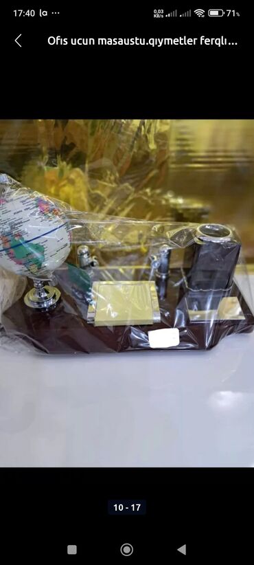 Masaüstü dəstlər: Ofis və iş otaqları üçün masaüstü dəst.tek və komplekt şəkildə — 10