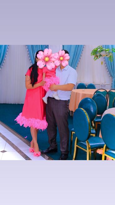платья мама и дочка бишкек в Кыргызстан | Платья: Цвет - Розовый, Вечернее