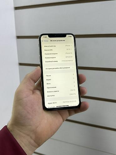 Уюлдук телефондор жана аксессуарлар: IPhone XS, 256 ГБ, цвет Gold Передний камера не работает и колонка не — 4