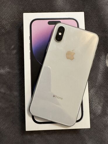 бу iphone xs: IPhone Xs, Б/у, 256 ГБ, Белый, Зарядное устройство, Защитное стекло, Чехол, 79 %