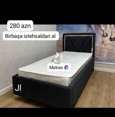 Masa və oturacaq dəstləri: Çarpayı yeni tək nəfərlik