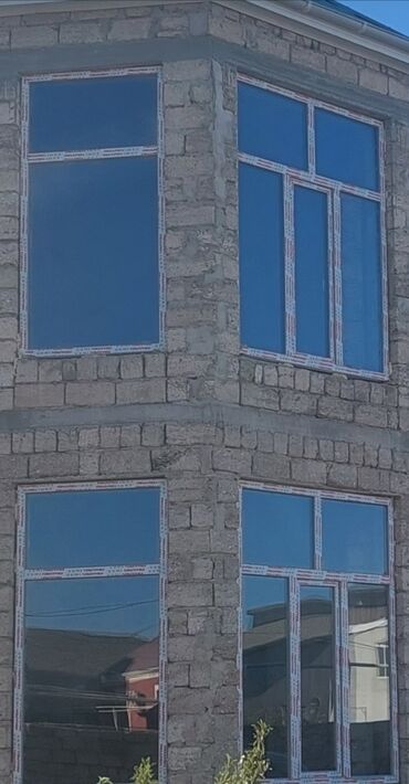 aluminium qapi pencere: Təkli Plastik pəncərə Yeni, Pulsuz quraşdırma